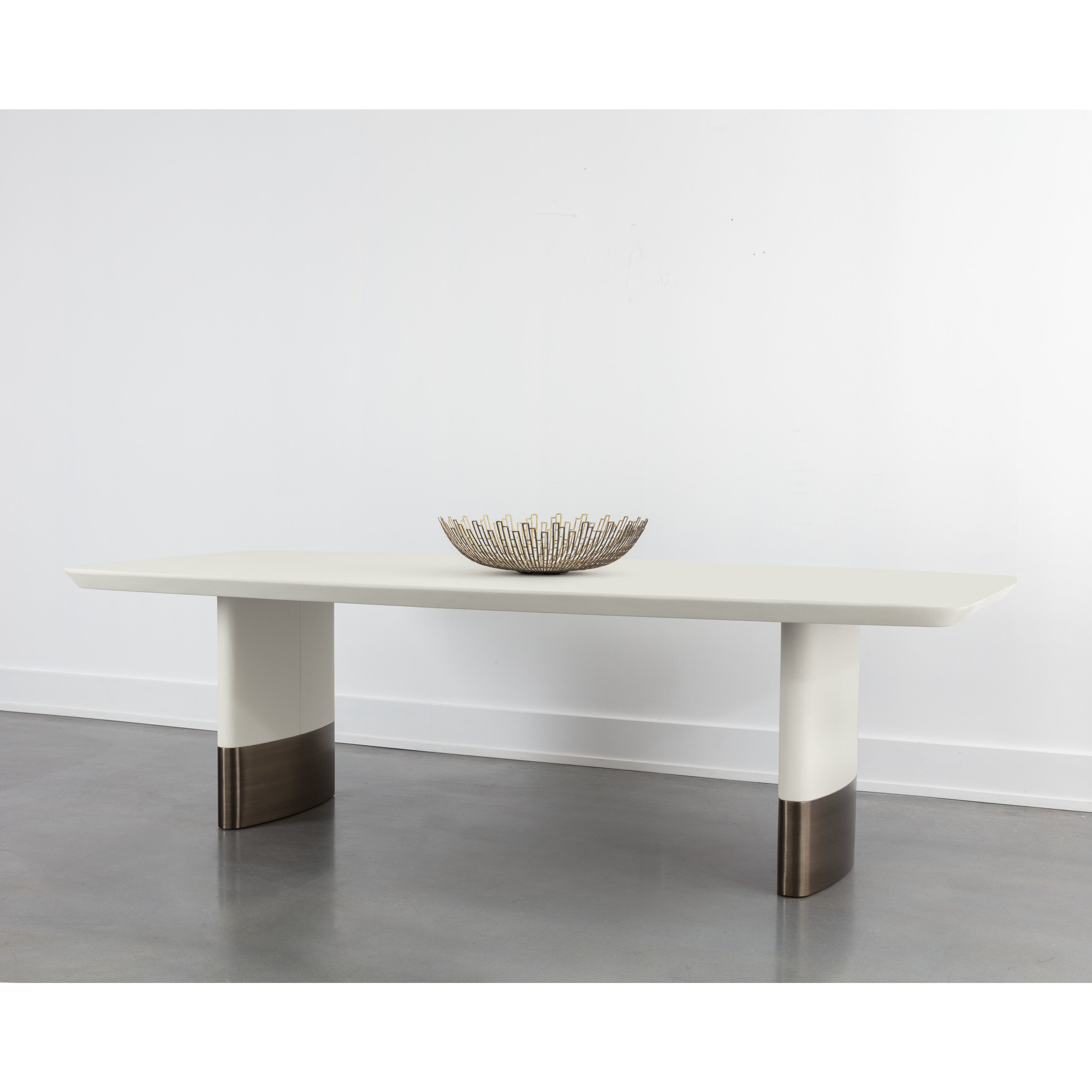 Calida 98 X 48 inch Cream Dining Table
